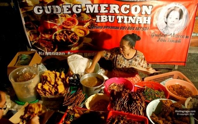 Warung Gudeg Mercon Bu Tinah  kuliner pedas jogja