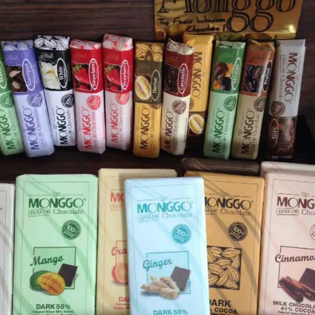 Berbagai varian Coklat Monggo