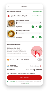 Keranjang makanan JogjaFood