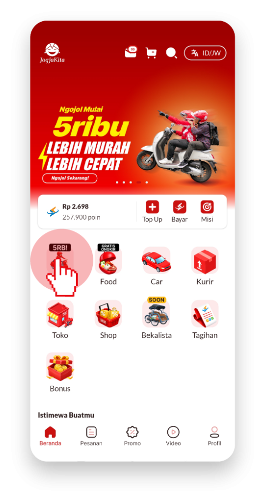 JogjaRide Ojol JogjaKita