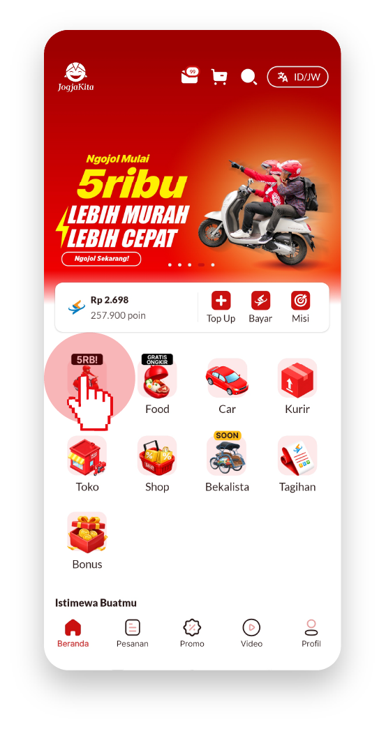 JogjaRide Ojol JogjaKita